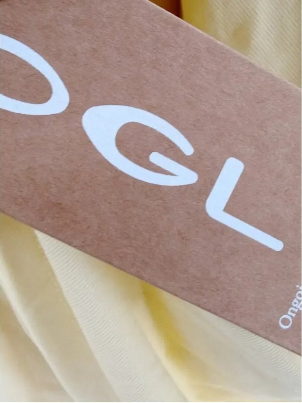 NWT OGL Eco-SkinKiss® Flowy Side Ruched A-line Midi Skirt Butter Yellow Medium - Picture 6 of 16